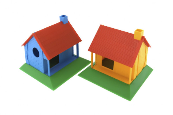 Hamster home, accessory for your hamster playground made from plastic, with flooring
