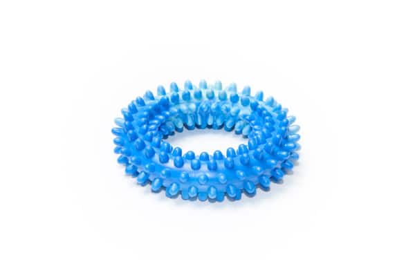Scented Prickly Ring Toy for Dogs made of Solid Rubber